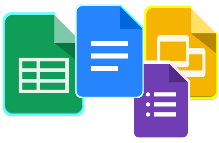 Documentos Google - Planilhas, Textos e Apresentações