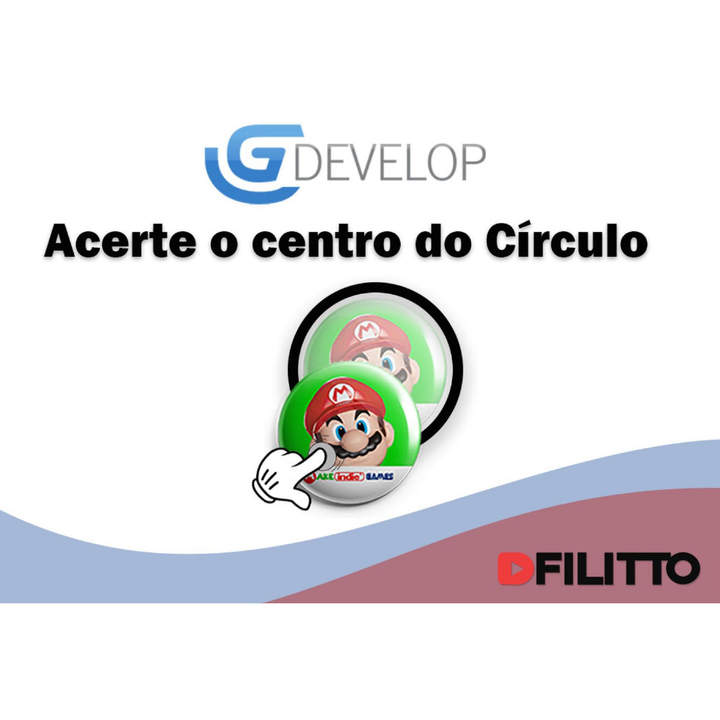 GDevelop - Acerte o centro do círculo