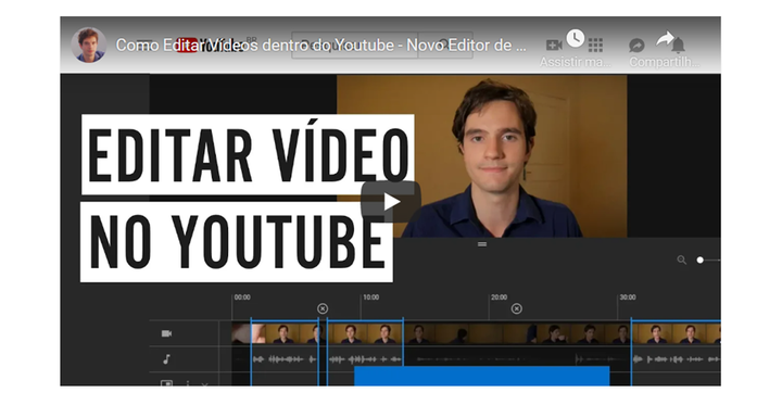 Como Editar Vídeos no Youtube - Novo Editor de Vídeo