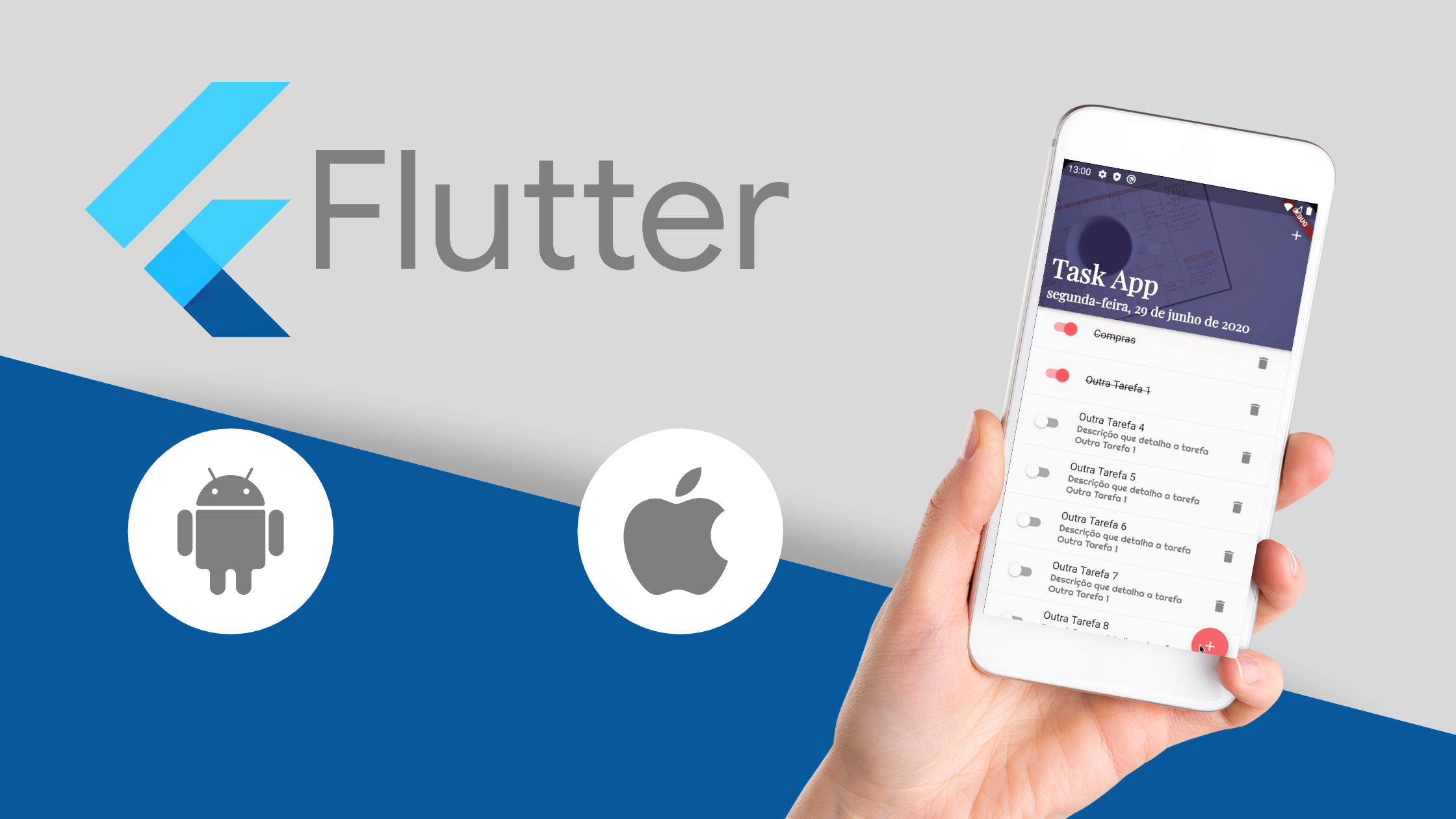 Desenvolva aplicativos multiplataforma com Flutter